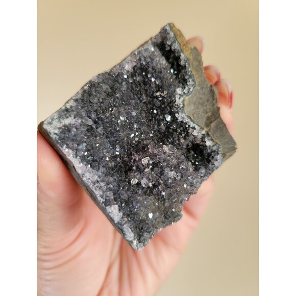 Other - Natural Black Amethyst Crystal Chunk Mineral Specimen Brazil 125 G (4.5oz)  2.5
